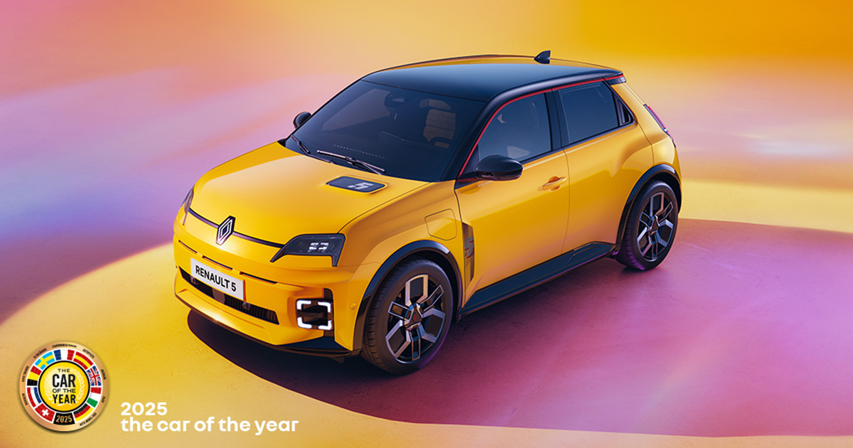 Renault 5 kåret som Årets Bil 2025